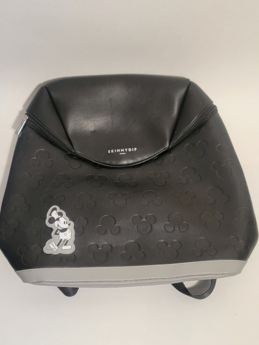 Skinnydip London Steamboat Willie Backpack Disney Mickey Mouse Black Bag EUC 14”